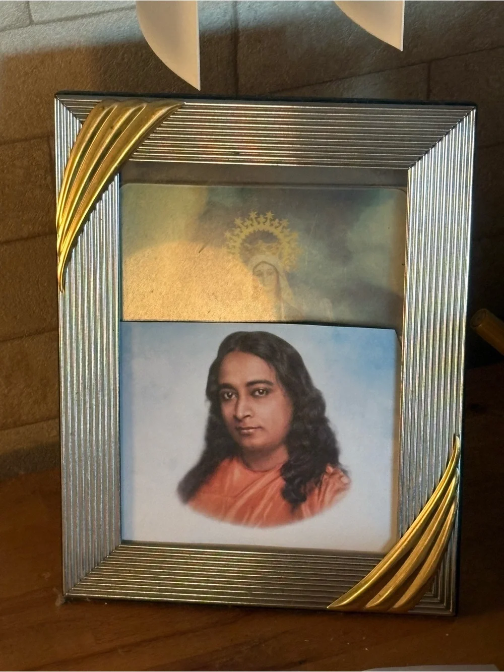 Decorative Silver and Gold Photo Frame - Home Accents